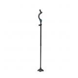 Medline Aluminum Posture Cane, Black