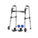 Folding Walker with 2 Precut Tennis Balls, 5'
