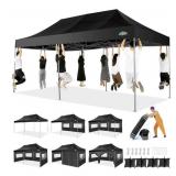 COBIZI 10x20 Heavy Duty Pop up Canopy Tent with 6