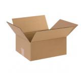 12 x 10 x 5' Flat Corrugated Boxes, ECT-32 Brown