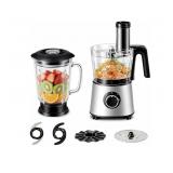 Sweetcrispy Food Processor Blender Combo for