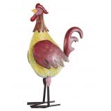 Deco 79 Metal Rooster Decorative Garden Sculpture