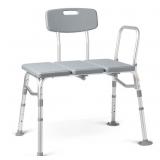 Medline Transfer Bench for Bathtubs and Showers,