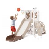 Mloong 7 in 1 Toddler Slide, Kids Slide for
