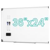 Magnetic white board 36ï¿½x24ï¿½