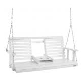 VEVOR Wooden Porch Swing 5 ft, Patio Bench Swing