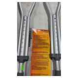 Aluminum crutches