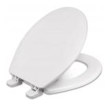 Centoco Round Toilet Seat, Heavy-Duty Wood Core
