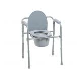 Drive Medical Folding Steel Bedside Commode Chair