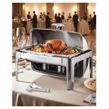 VEVOR Roll Top Chafing Dish Buffet Complete Set,