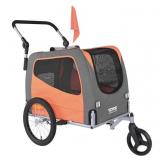 VEVOR Dog Bike Trailer, Supports up to 66/88/100