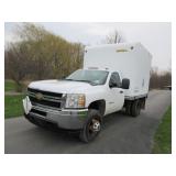 2011 Chevy Silverado 3500 HD 4WD Box Truck