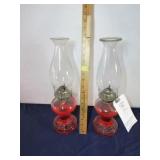 (2) Kerosene Lamps