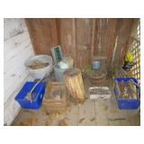 Kindling Wood, Garbage Can, Etc