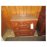 Marble Top 3 Drawer Commode