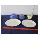 Platters, Bowls & Pitcher