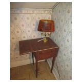 2 Drawer Stand w/ Lamp