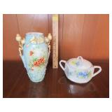 Austria #13 Vase (not perfect) & Nippon Dish