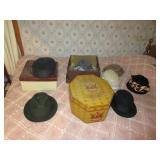 5 Hats w/ Boxes