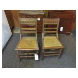 (2) Antique Chairs (needs repair)