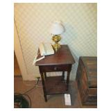 1 Drawer Stand w/ Telephone & Lamp