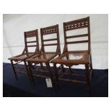 (3) Antique Chairs (Need Repair)