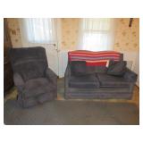 Loveseat, Recliner & Chair