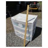 3 Drawer Bin w/ Contents
