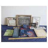 Misc Signs & Cutting Board