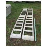 2 Aluminum Ramps   (11" x 91")