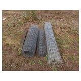 (3) Rolls of Fencing (2) four foot & (1) six foot