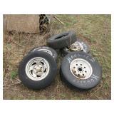 (5) Tires w/ (4) Rims