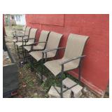 (6) Tall Patio Chairs