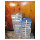 (3) Cabinets w/ Quilting & Craft Supplies