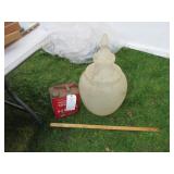 Vintage Gas Can & Light Cover