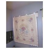 Handmade Floral & Fan Blanket