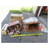 (2) Nativity Sets & Vintage Christmas Ornaments