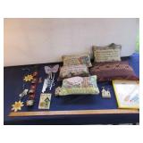 Wind Chimes, Pillows, Etc
