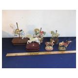 Carousel Horse Figurines & Music Boxes