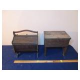 Sewing Cabinet & Shoe Shine Kit