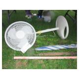 Fan & (2) Umbrellas