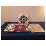 Patchwork Wreath Quilt, Pillow & Marines Souvenir