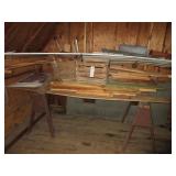 Scrap Lumber & Saw Horses
