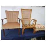 (2) Chairs & (1) Stool