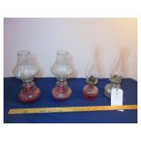 (4) Kerosene Lamps