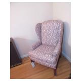 Upholstered Wingback Chair