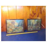 (2) Fox Prints