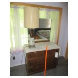 Dresser w/ Mirror & Lamp