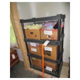 Plastic Shelf w/ Fabric