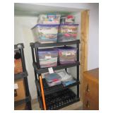 Plastic Shelf w/ Fabric